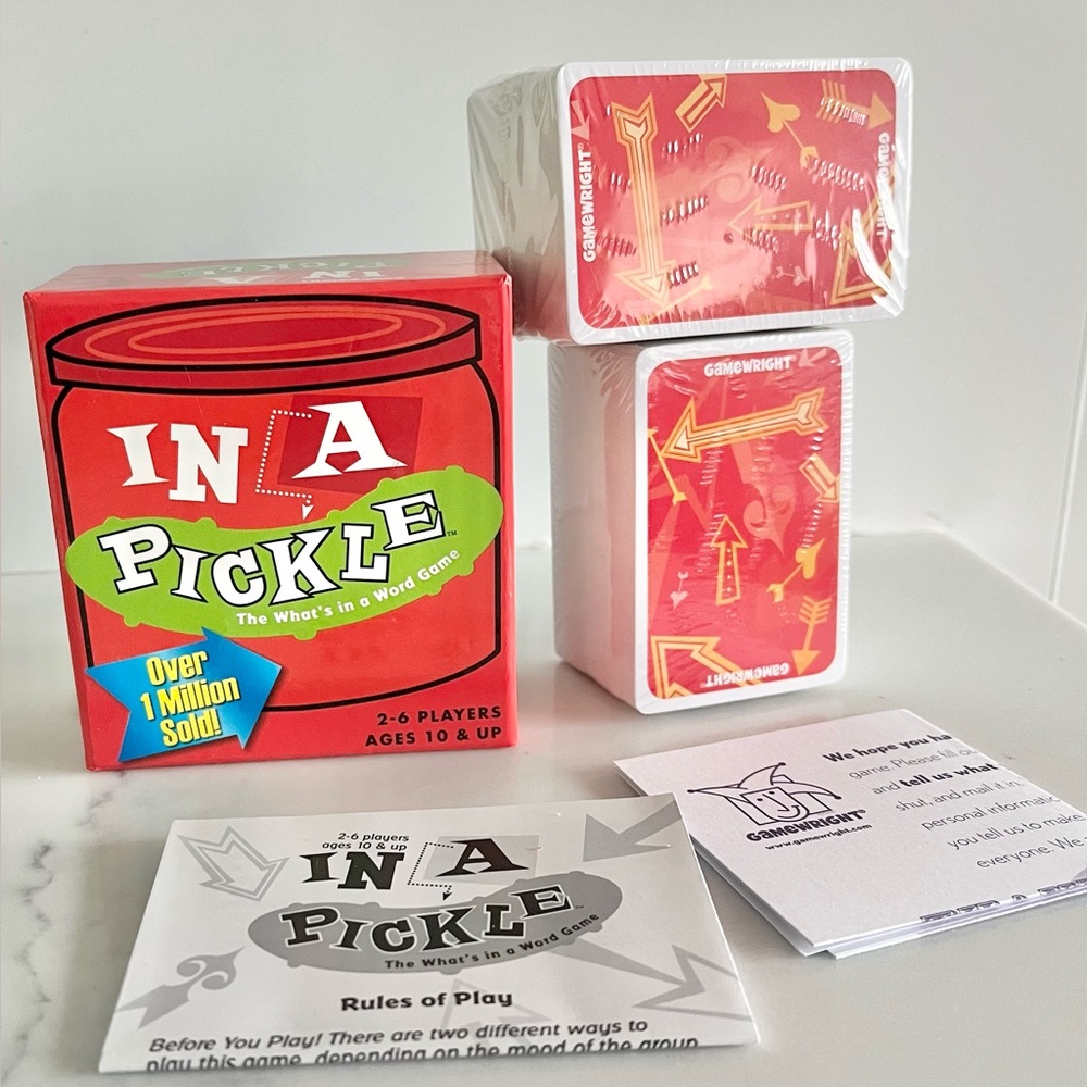 In a Pickle Word Game by Gamewright Multiple Award Winner